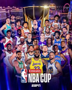 NBA杯小组赛最新排名：火箭昂首晋级，湖人输球出线形势岌岌可危
