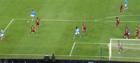 意甲半场：麦克托米奈抽射造险，那不勒斯主场0-0罗马