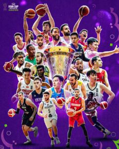 FIBA官方公布亚洲杯预选赛海报：中国队胡金秋登上海报