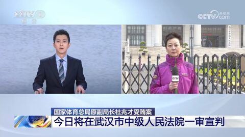央视：杜兆才受贿案今日将在武汉市中级人民法院一审宣判