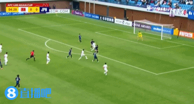 半场-U20伊朗1-1日本U20 甘迪普尔闪击小仓幸成世界波扳平