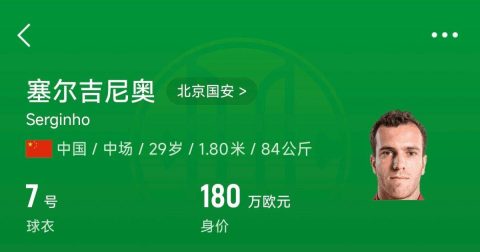 博主：塞鸟获得身份证中文名塞尔吉尼奥，预计印号SAI ER J.N.AO