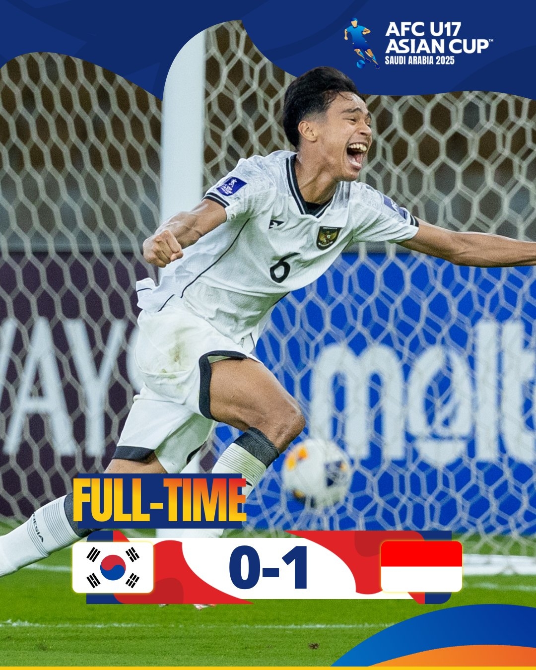 神剧情！韩国U17狂轰21脚+两中框，遭印尼第92分钟点球补射绝杀