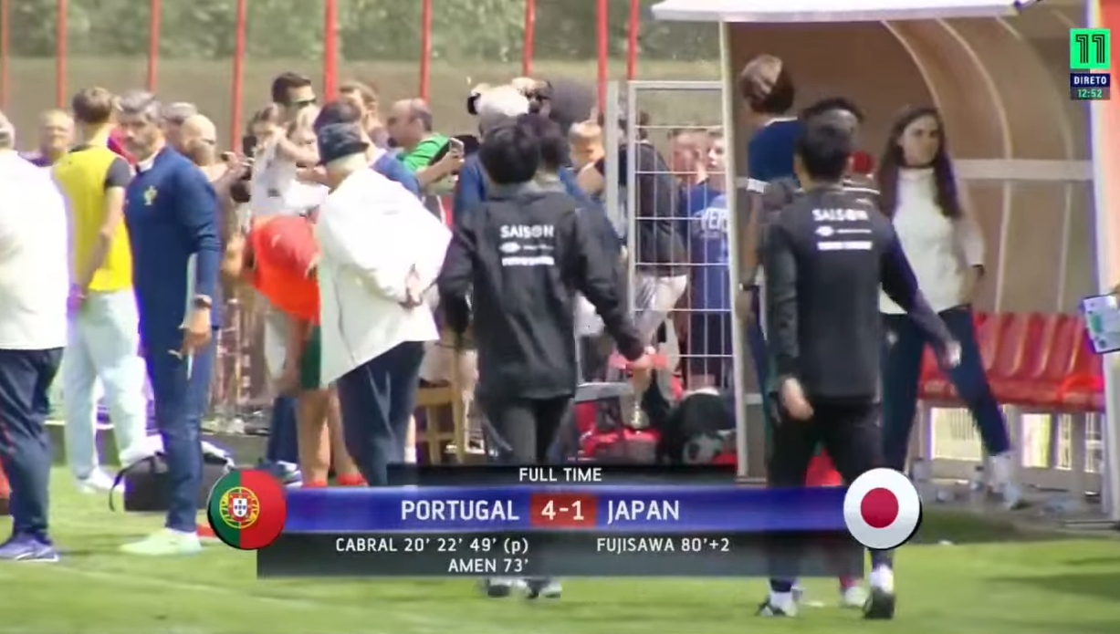 迷你罗替补上演首秀！U15葡萄牙4-1战胜日本U15，明日将战希腊