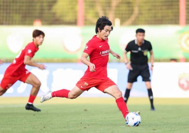 中乙第11轮，上海海港富盛经开队主场1比2惜败无锡吴钩队