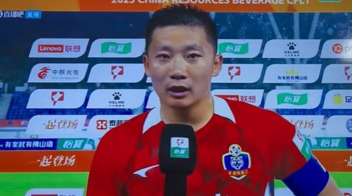 延边龙鼎队长王鹏：这是我们踢得最困难的客场 能拿1分已很不容易