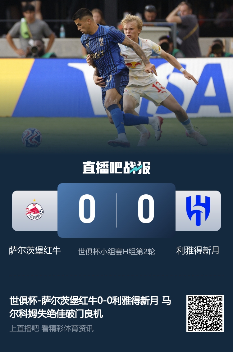 仍无胜绩！亚洲球队3队6负垫底出局，仅新月两平成亚洲”唯一希望”