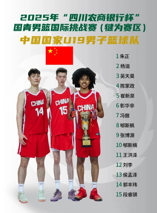 中国U19男篮vs德国前瞻：张博源状态急需反弹，曲绍斌冲首胜