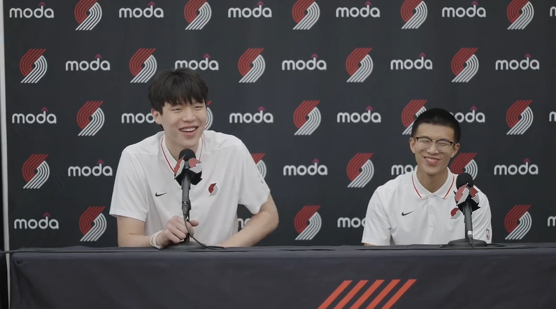 杨瀚森：选秀当天觉得自己会在20名之后，突然被叫到名字很惊喜