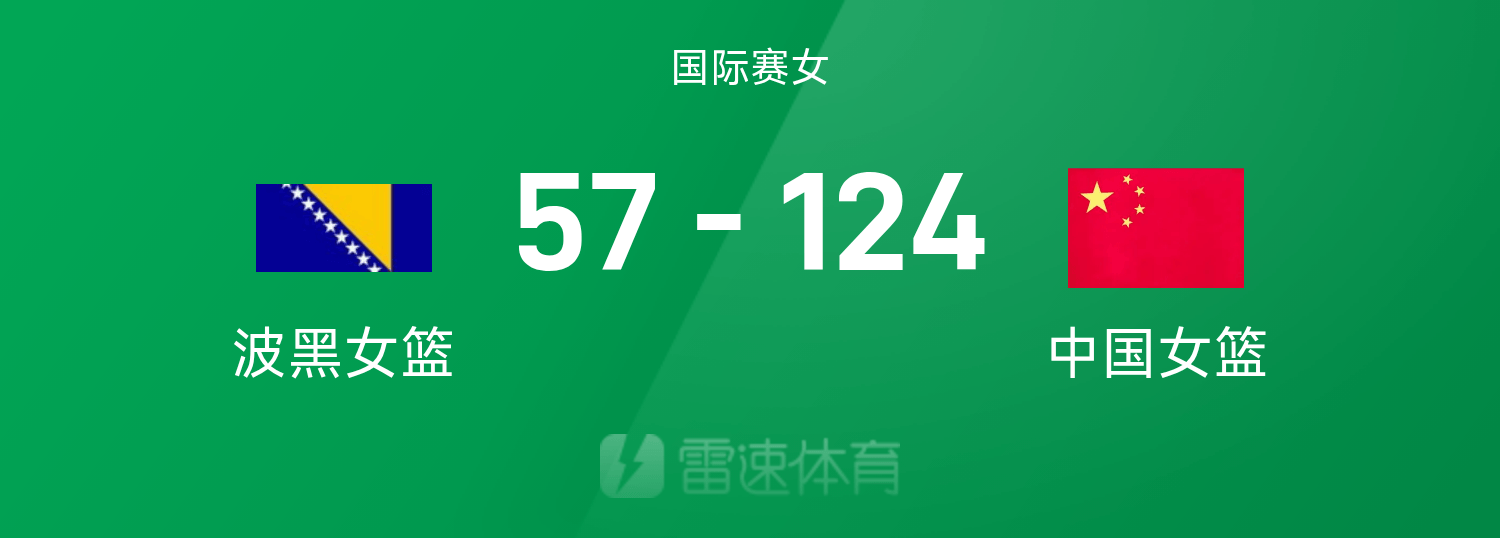 热身赛战报：杨舒予22分&张子宇16+7，中国女篮七人得分上双以124-57狂胜波黑