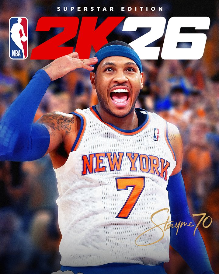 ESPN：安东尼成为2K26超级巨星版的封面人物