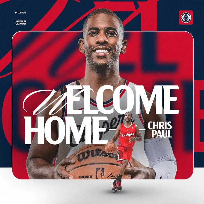 ESPN交易评级：快船签回保罗获评A，球队新赛季后场深度尤其充足