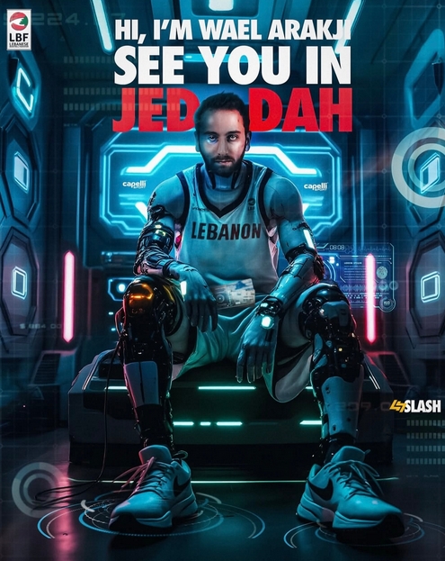 FIBA官方：阿拉基出现在黎巴嫩阵容引起广泛关注，他们看起来正在调整状态