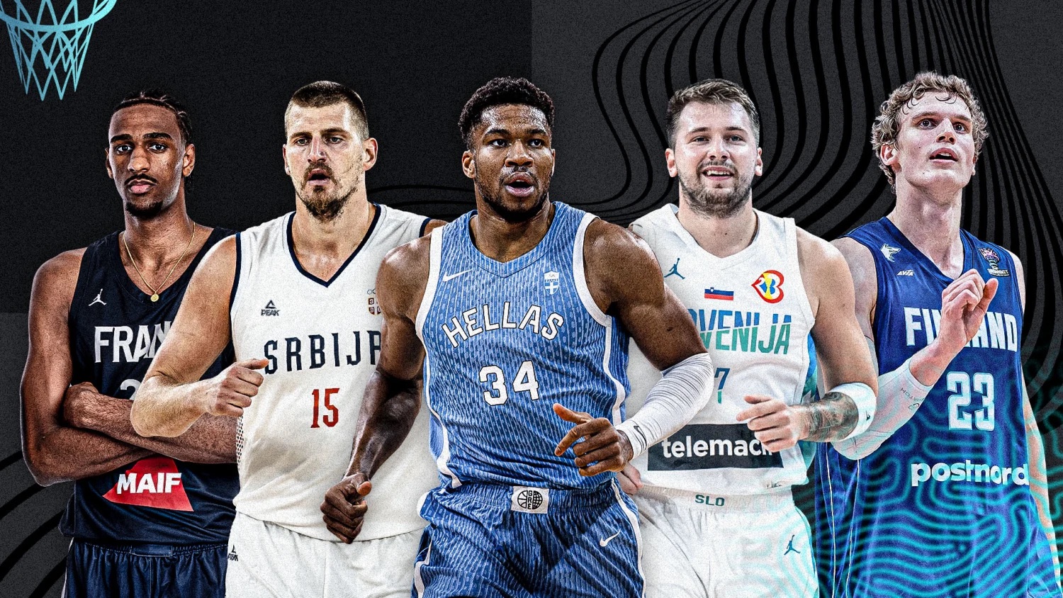 FIBA发布欧洲杯各大奖项媒体预测：塞尔维亚成夺冠大热门