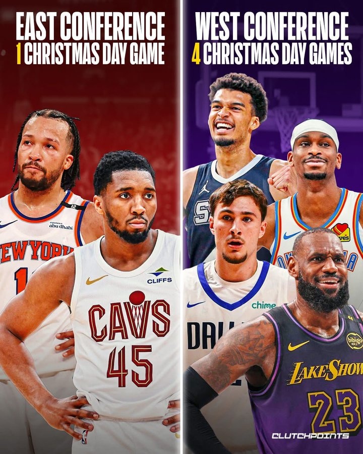 美媒谈圣诞大战球队安排：也许这是NBA对联盟格局的看法