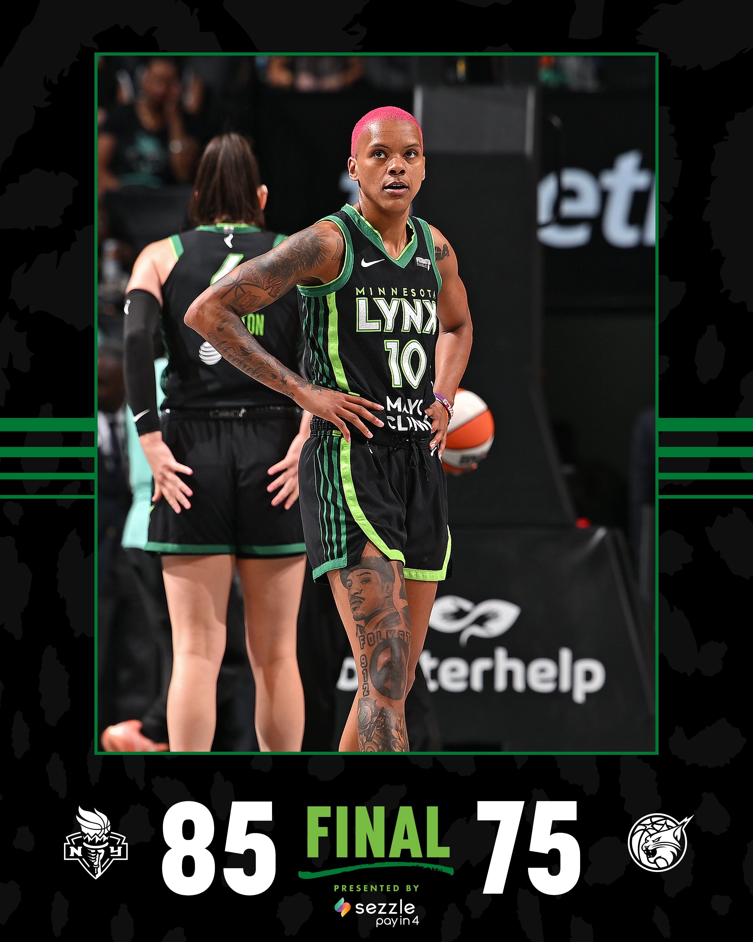 WNBA最新排名：山猫一骑绝尘，4队仅差0.5胜场争第二